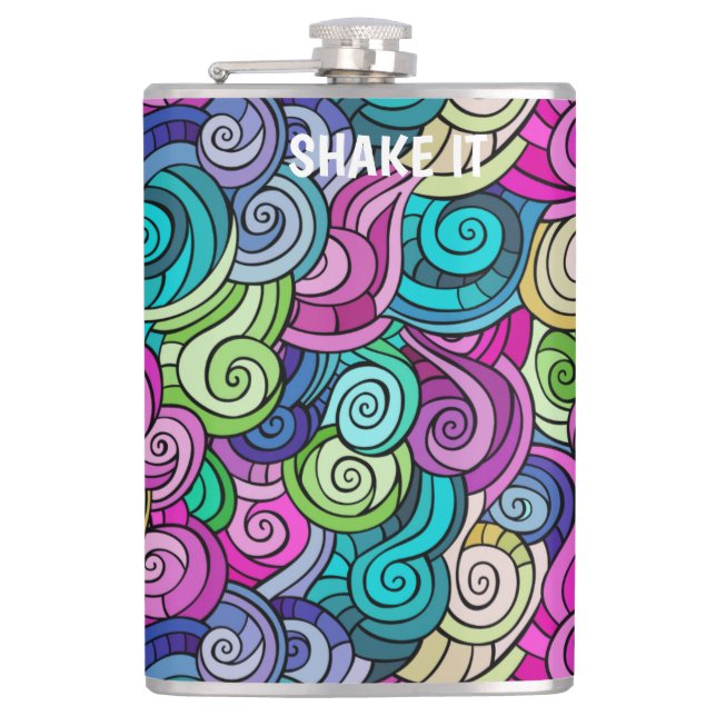 Colorful Flachmann (Vorderseite)