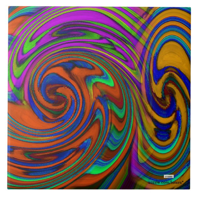 Colorful Fliese (Vorderseite)