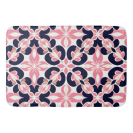 Colorful Floral Abstract Badematte