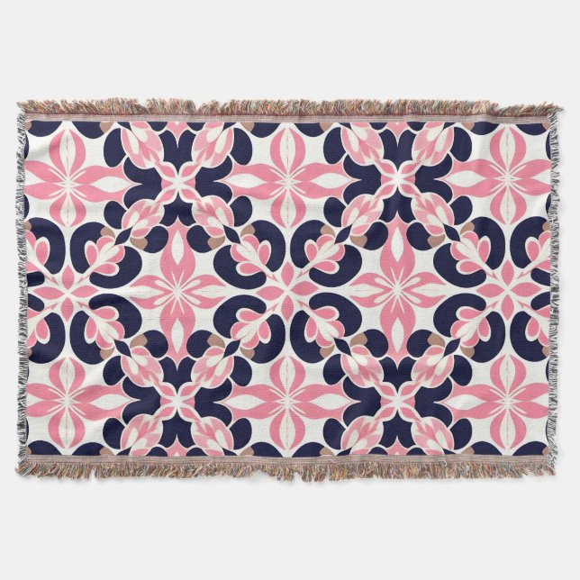 Colorful Floral Abstract Decke (Vorderseite)