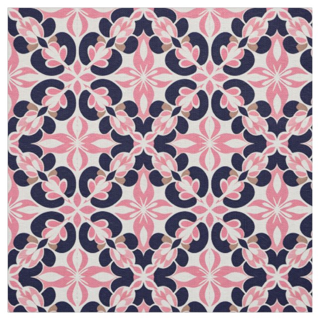 Colorful Floral Abstract Stoff (Muster)