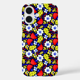 Colorful Floral iPhone 16 Coque - Nature’s Art