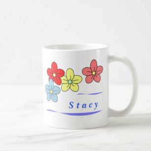 Colorful Floral Kaffeetasse