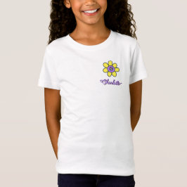 Colorful Flower Doodle Personalized T-Shirt