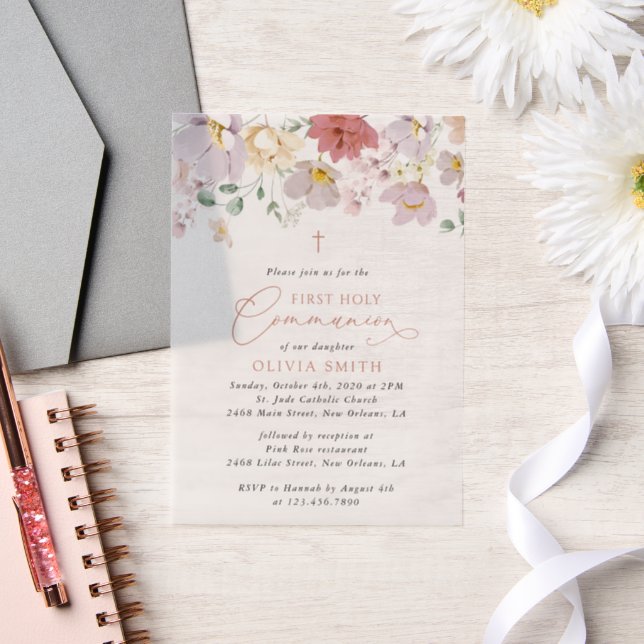 Colorful Flowers, Wildflowers, First Communion (Hochzeit)