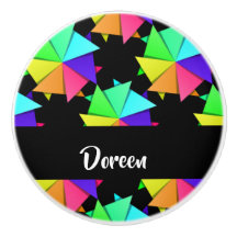 Colorful folded paper pattern