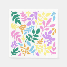Colorful foliage serviette
