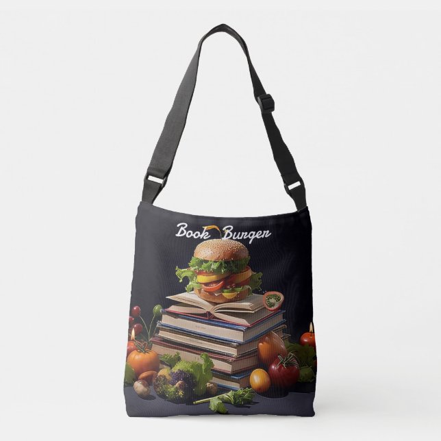 "Colorful Food Tote Bag" Tragetaschen Mit Langen Trägern (Vorderseite)