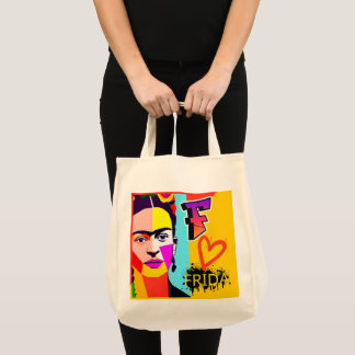 Colorful Frida Kahlo Tote Bag Tragetasche