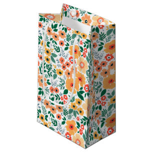 Colorful Garden Bouquet Pattern Kleine Geschenktüte