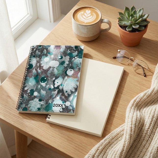 Colorful geometric abstract contemporary art notizbuch (Von Creator hochgeladen)