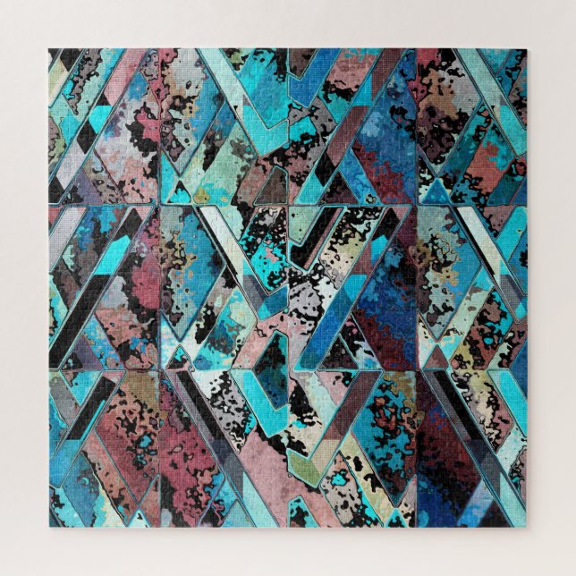 Colorful Geometric Abstract Pattern (Vertikal)