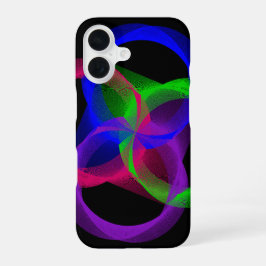 Colorful Geometric Blend iPhone 16 Case iPhone 16 Hülle