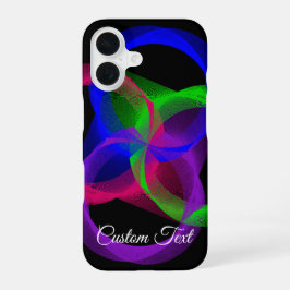 Colorful Geometric Blend iPhone 16 Case iPhone 16 Hülle