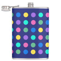 Colorful Geometric Dots Drinkware Design -