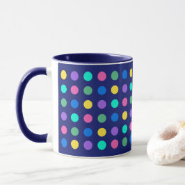 Colorful Geometric Dots Drinkware Design -  Tasse