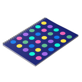 Colorful Geometric Dots Notizblock