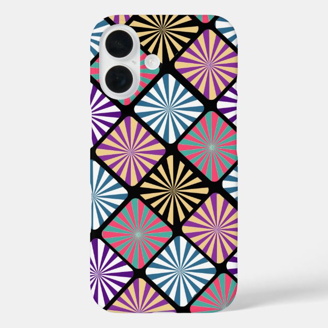 Colorful Geometric pattern iPhone / iPad case (Rückseite)