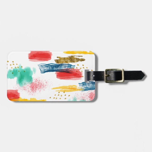 Colorful Gepäckanhänger (Vorderseite horizontal)