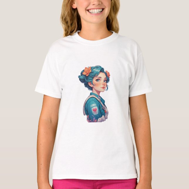 Colorful Girl T-Shirt (Vorderseite)