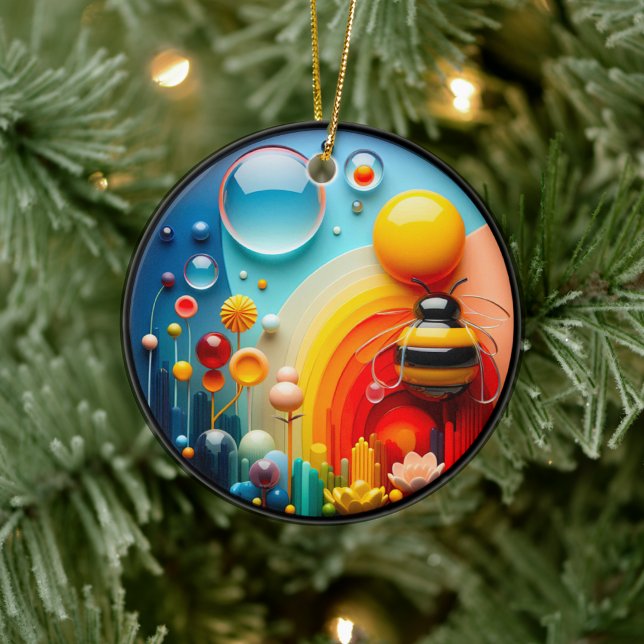 Colorful Glass Garden Art Keramik Ornament (Von Creator hochgeladen)