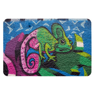 Colorful Graffiti Chameleon Magnet