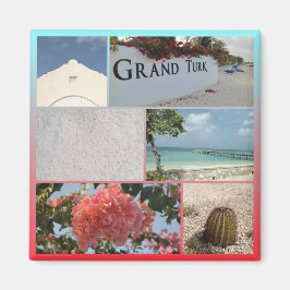 Colorful Grand Turk Foto Magnet