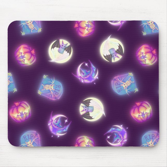 Colorful Halloween Cute Mousepad (Vorne)