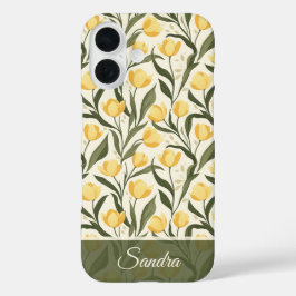 Colorful Holiday Gift Tulip Name iPhone 16 Hülle