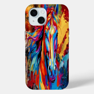 Colorful Horse Abstract Mobile Case, Case-Mate iPhone Hülle