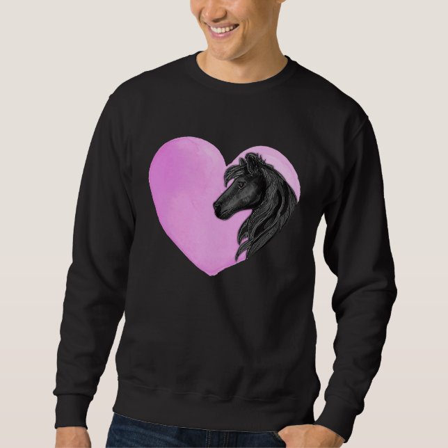 Colorful Horse Sweatshirt (Vorderseite)