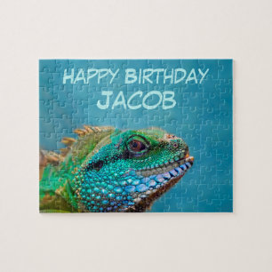 Colorful Iguana Birthday