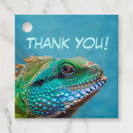 Colorful Iguana Vielen Dank Geschenkanhänger