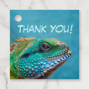 Colorful Iguana Vielen Dank Geschenkanhänger