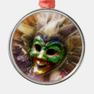 Colorful Jester Ornament Aus Metall
