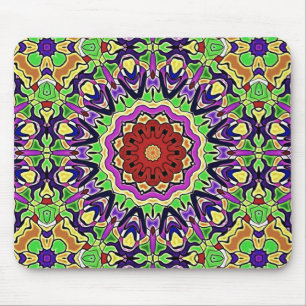 Colorful Kaleidoscope Pattern Mousepad