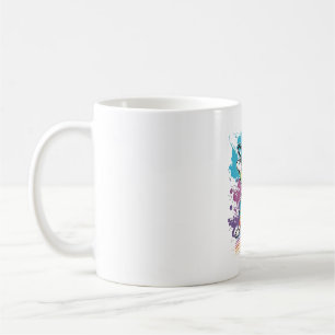 Colorful Kawaii Dancing Boston Terrier Kaffeetasse