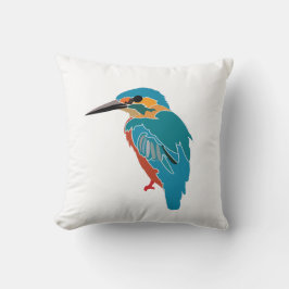 Colorful Kingfisher Kissen
