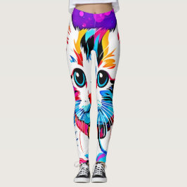 Colorful Kitesurf Kunst Leggings