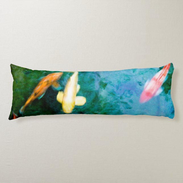 Colorful Koi Fish Seitenschläferkissen (Vorderseite)
