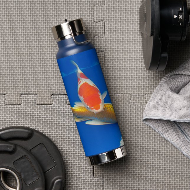Colorful Koi Foto Trinkflasche (Fitnessstudio)