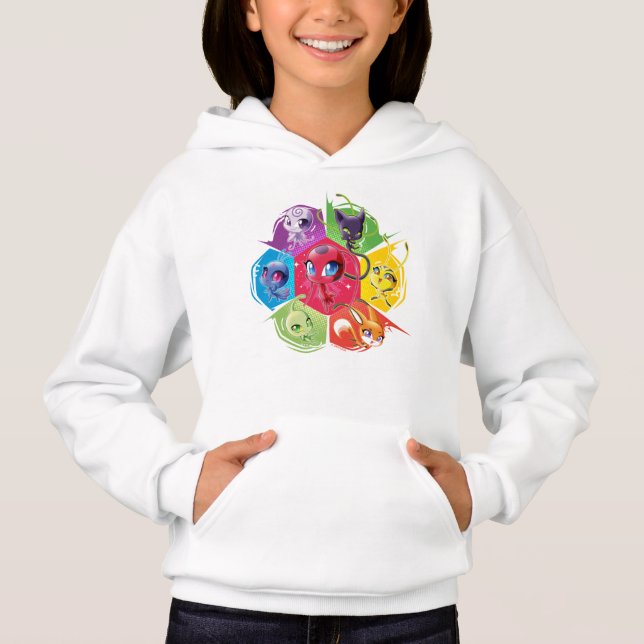 Colorful Kwamis Hoodie (Vorderseite)