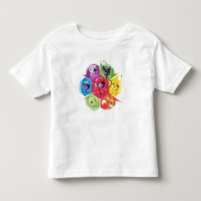 Colorful Kwamis Kleinkind T-shirt (Vorderseite)