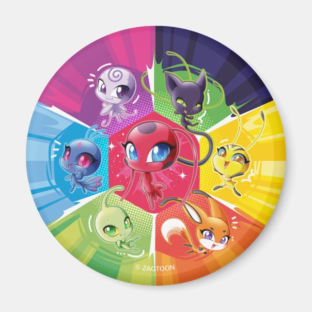 Colorful Kwamis Magnet (Vorne)