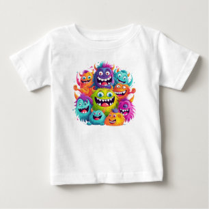 "Colorful Lächeln Faces Baby T-Shirt" T-shirt