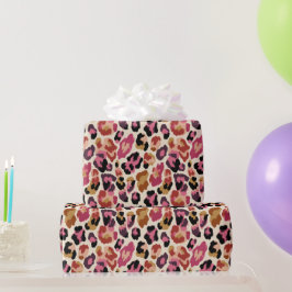 Colorful Leopard Print Geschenkpapier