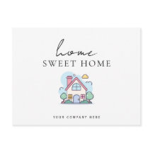 Colorful Line Zuhause Sweet Zuhause New Home Eigen