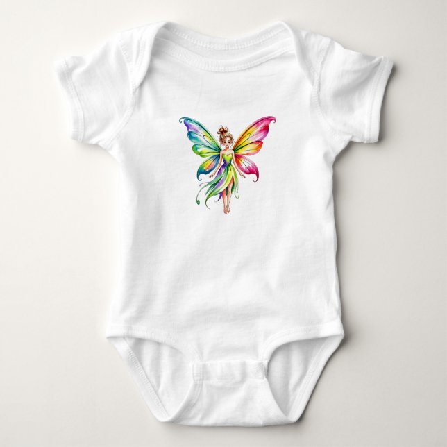 Colorful Magical Fantasy Art Baby Strampler (Vorderseite)