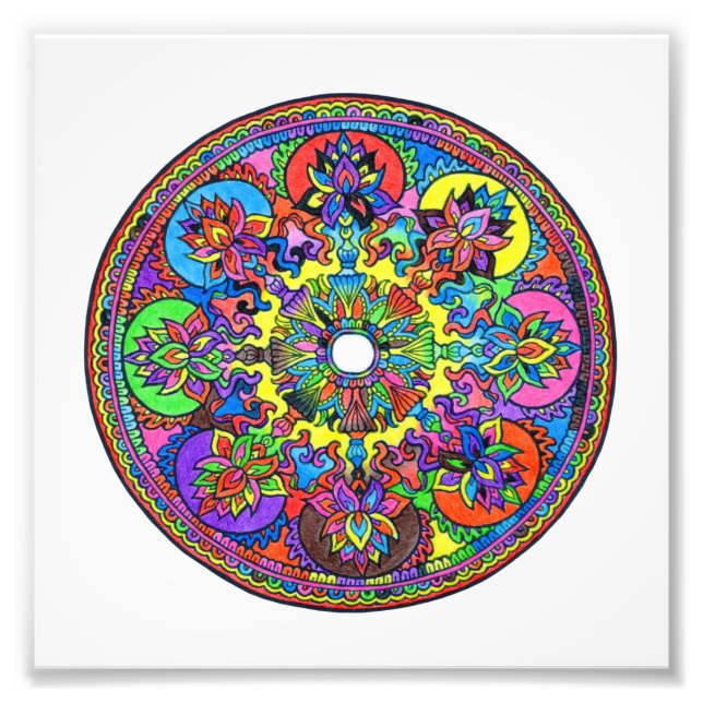 Colorful Mandala Fotodruck (Vorne)