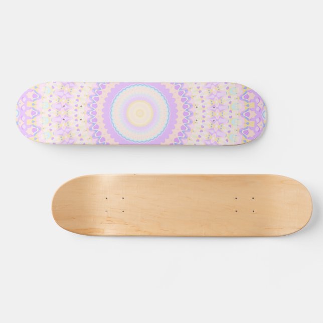 Colorful Mandala Skateboard (Horizontal)